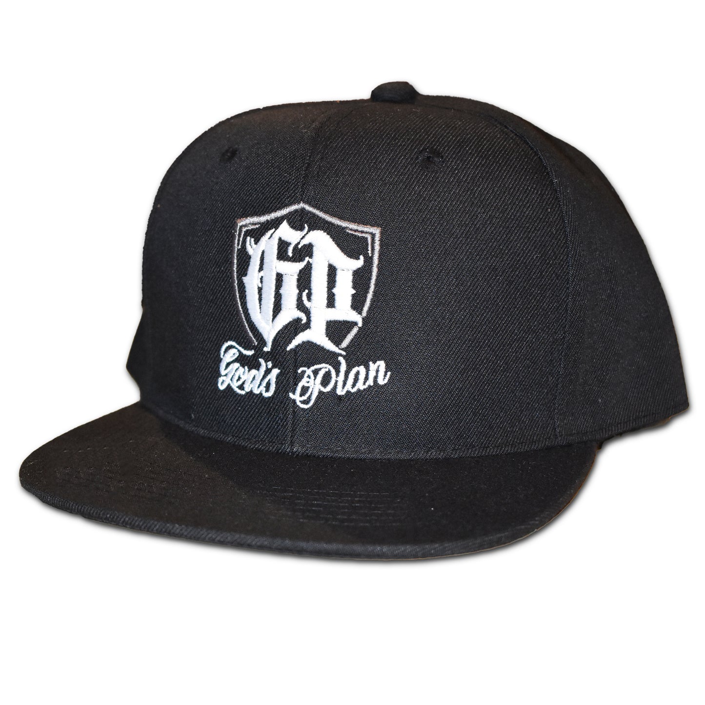 God's Plan Black Snapback